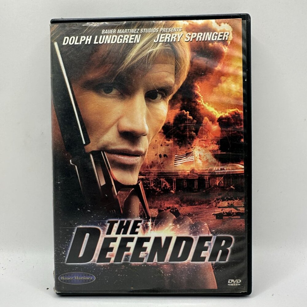 The Defender DVD Dolph Lundgren & Jerry Springer Action Movie Rated R Widescreen